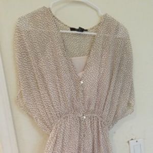 Pink with black dots Forever 21 dress